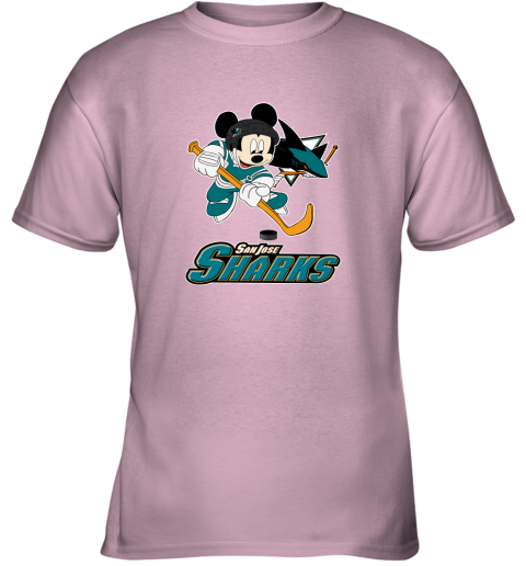 NHL San Jose Sharks Mickey Mouse Disney Hockey T Shirt T-Shirt