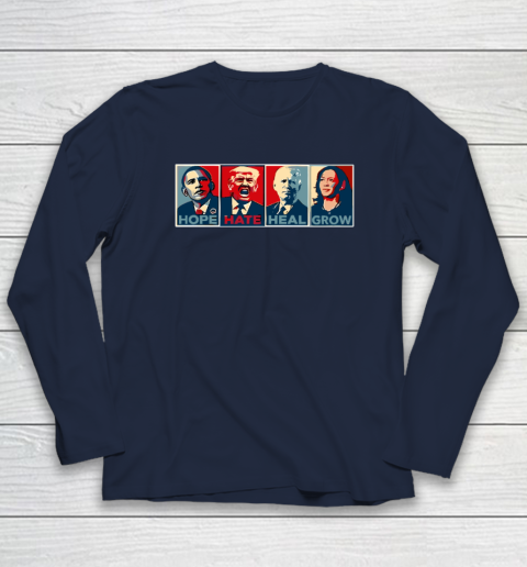 Hope Hate Heal Grow Long Sleeve T-Shirt 2