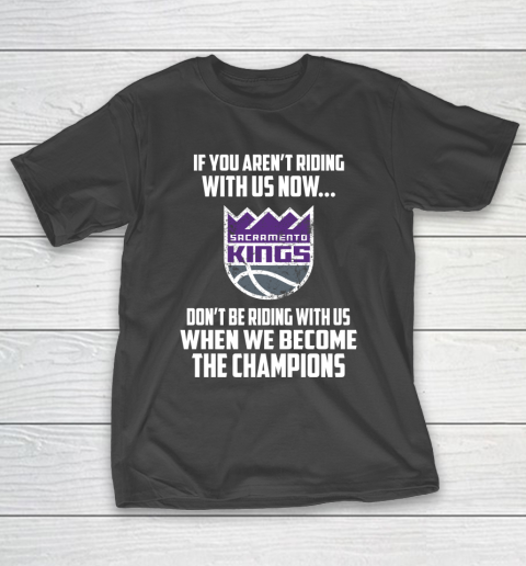 NBA Sacramento Kings Basketball We Become The Champions T-Shirt