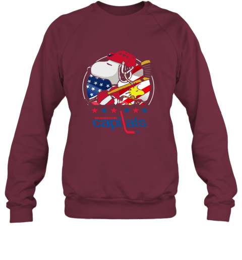 y8z6 washington capitals snoopy and woodstock nhl sweatshirt 35 front maroon