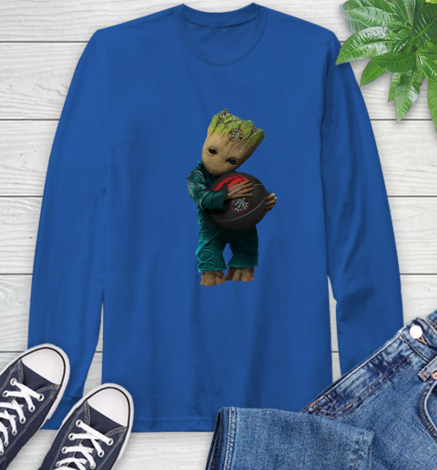 NBA Groot Guardians Of The Galaxy Basketball Sports Toronto Raptors Long Sleeve T-Shirt 9