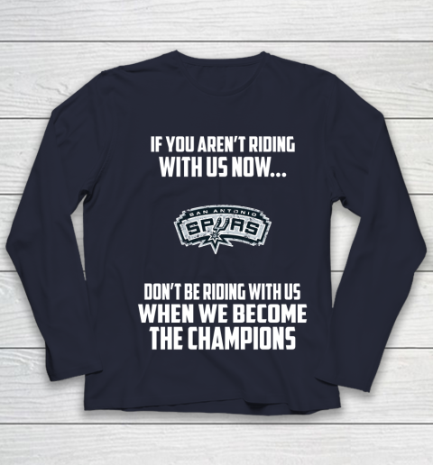 NBA San Antonio Spurs Basketball We Become The Champions Youth Long Sleeve 2
