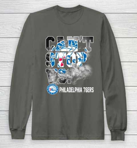 NBA Philadelphia 76ers Basketball Can't Stop Vs Long Sleeve T-Shirt 5
