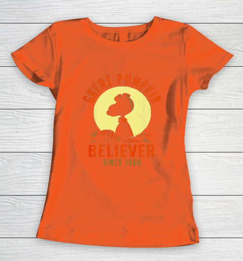 Peanuts Great Pumpkin believer since 1966 Halloween Women's T-Shirt 3