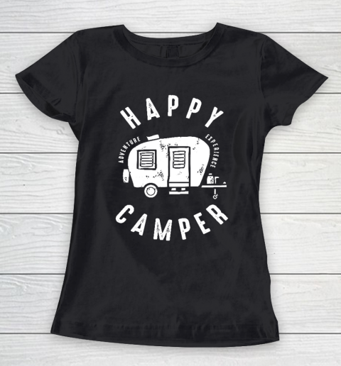 Happy Camping Camper Trailer W Women's T-Shirt