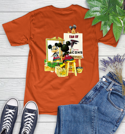 NFL Football Atlanta Falcons Mickey Drawing Shirt 84