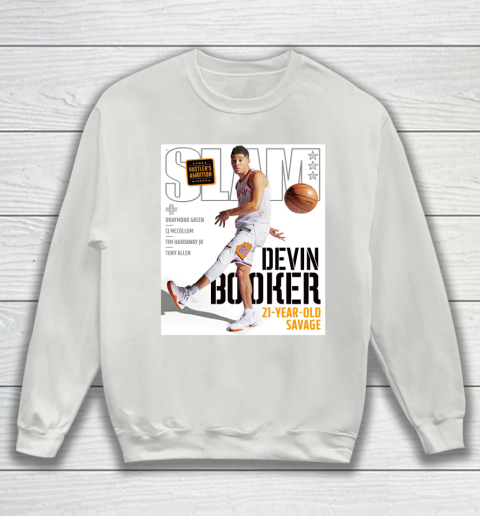 Devin Booker Slam Magazine Cover Phoenix Suns Sweatshirt 3
