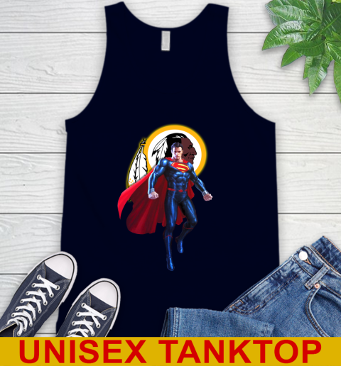 NFL Superman DC Sports Football Washington Redskins Tank Top 3