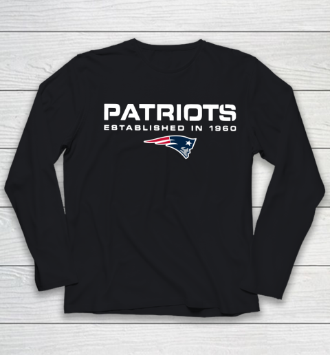 Bill Belichick Shirt Patriot Established In 1960 Youth Long Sleeve
