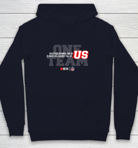 NFL End Racism Print In Front And Back Youth Hoodie 2