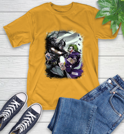 New Orleans Saints NFL Football Batman Fighting Joker DC Comics T-Shirt 4 New Orleans Saints NFL Football Batman Fighting Joker DC Comics T-Shirt - Image 4