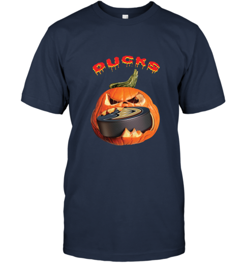 NHL Anaheim Ducks Pumpkin Halloween Design CUSTOM Hoodie