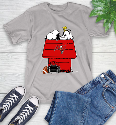 Tampa Bay Buccaneers NFL Football Snoopy Woodstock The Peanuts Movie T-Shirt 12