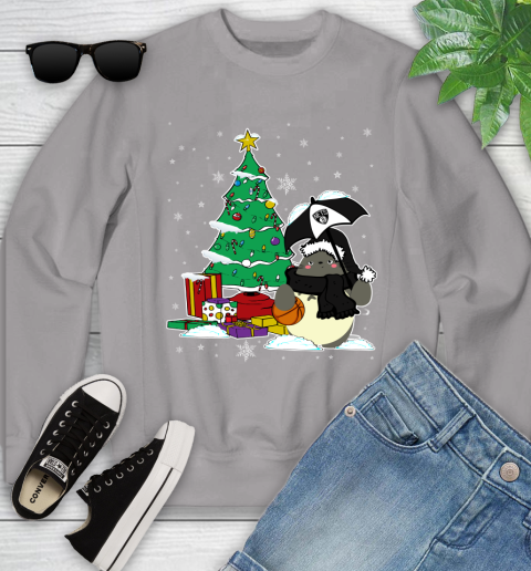 Brooklyn Nets NBA Basketball Cute Tonari No Totoro Christmas Sports Youth Sweatshirt 3