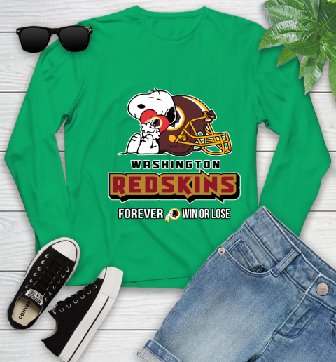 NFL The Peanuts Movie Snoopy Forever Win Or Lose Football Washington Redskins 130