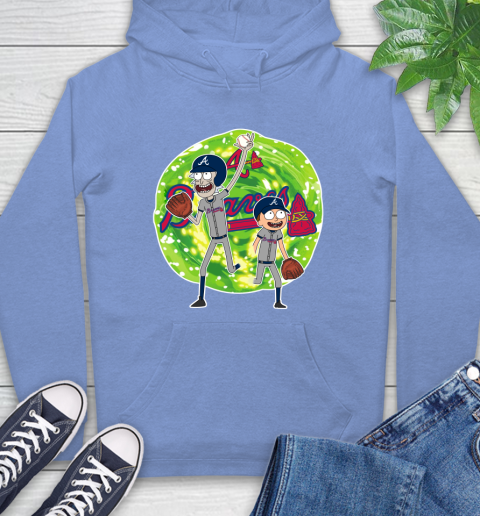 MLB Atlanta Braves Rick And Morty Baseball Sports Hoodie 11