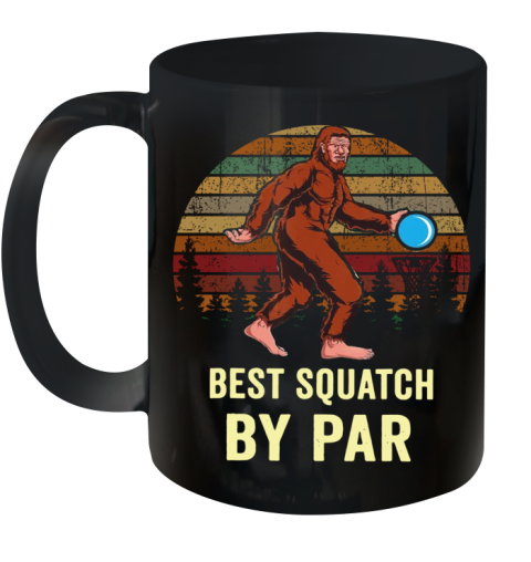 Sasquatch Disc Golf Gift Bigfoot Vintage Ceramic Mug 11oz