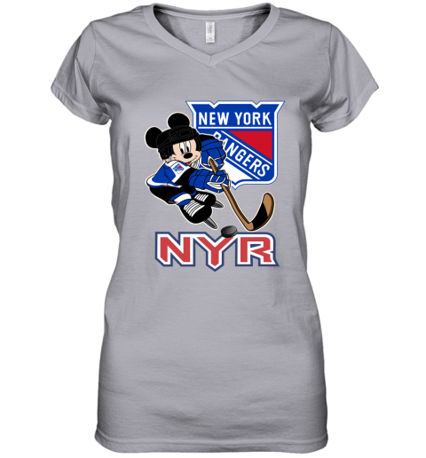 Nike / Women's New York Giants Exceed 2-Tone Royal V-Neck T-Shirt