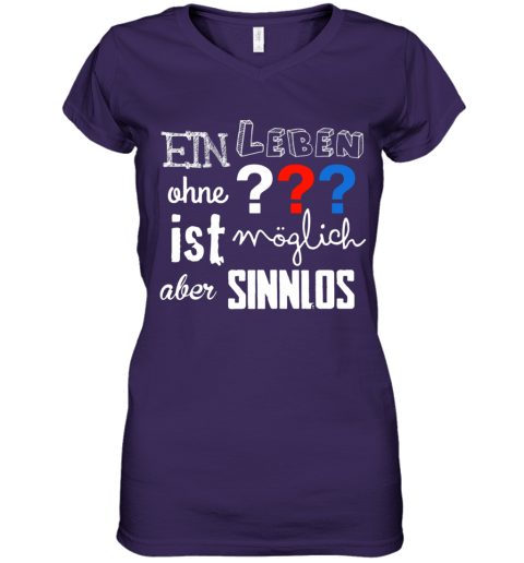 Ein Leben Ohne Hund Ist Moglich Aber Sinnlos Women S V Neck T Shirt Trend T Shirt Store Online