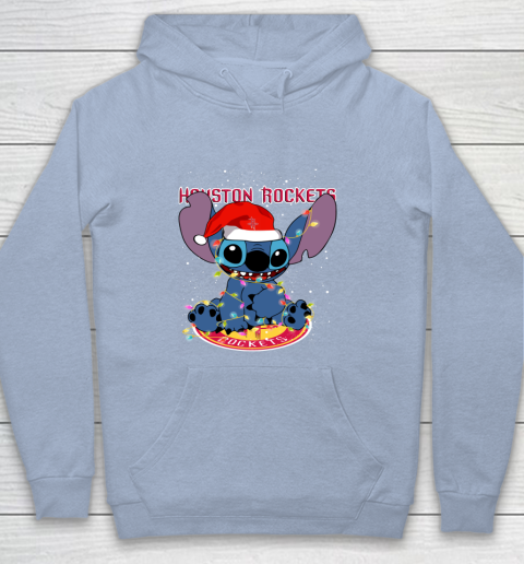 Houston Rockets NBA noel stitch Basketball Christmas Youth Hoodie 5