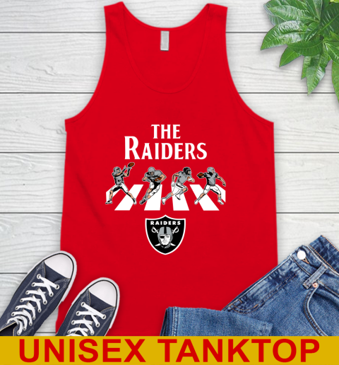NFL Football Oakland Raiders The Beatles Rock Band Shirt Tank Top 5