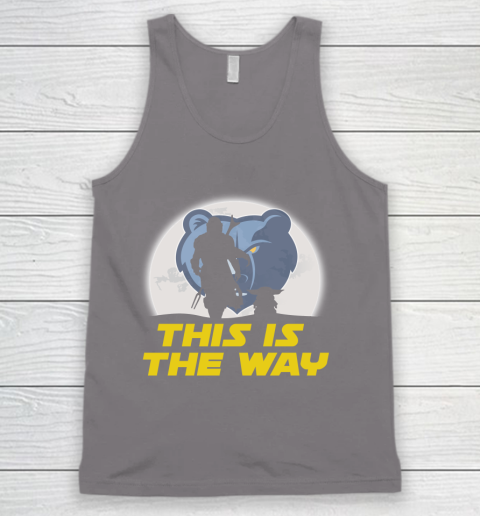 Memphis Grizzlies NBA Basketball Star Wars Yoda And Mandalorian This Is The Way Tank Top 6