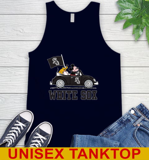 MLB Baseball Chicago White Sox Pluto Mickey Driving Disney Shirt Tank Top 3