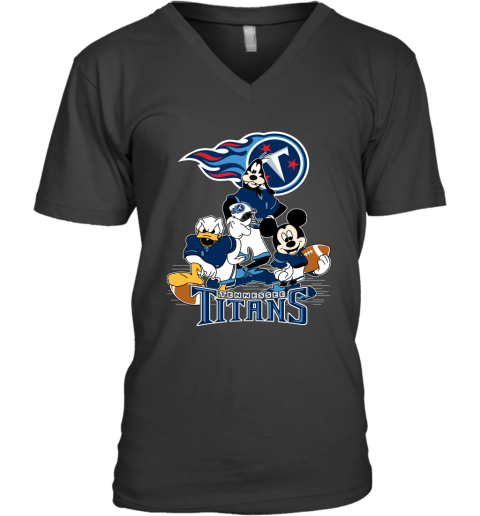 NFL Tennessee Titans Mickey Mouse Donald Duck Goofy Football T Shirt tR4Sn3B3Rty v neck unisex 8 95 151514 front black