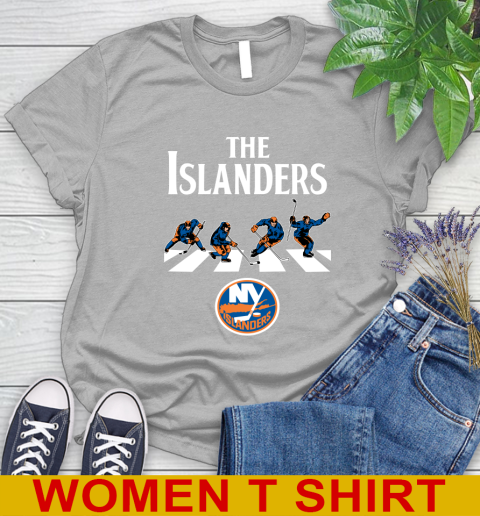 NHL Hockey New York Islanders The Beatles Rock Band Shirt Women s T Shirt Tee For Sports