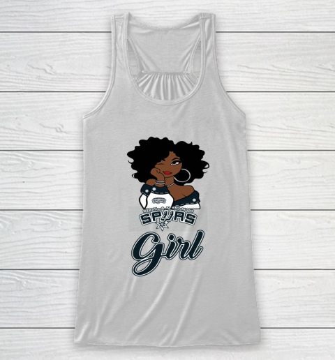 San Antonio Spurs Girl NBA Racerback Tank 2