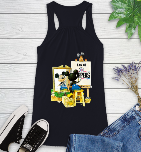 NBA Basketball LA Clippers Mickey Drawing Shirt 43