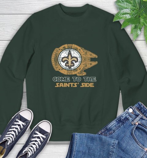 NFL Come To The New Orleans Saints Wars Football Sports Sweatshirt - Image 13
