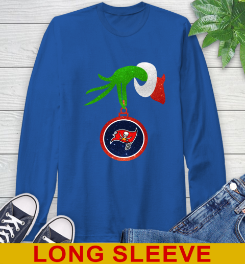 Tampa Bay Buccaneers Grinch Merry Christmas NFL Football Long Sleeve T-Shirt 9
