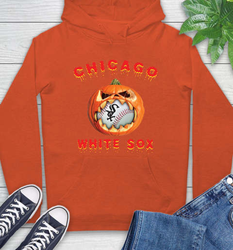 MLB Chicago White Sox Halloween Pumpkin Baseball Sports Hoodie 5