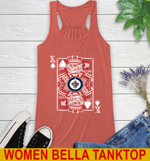 Winnipeg Jets NHL Hockey The King Of Spades Death Cards Shirt Racerback Tank 3