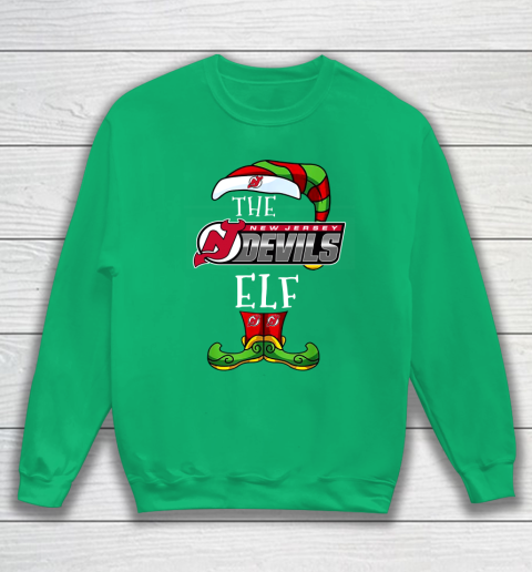 New Jersey Devils Christmas ELF Funny NHL Sweatshirt 5