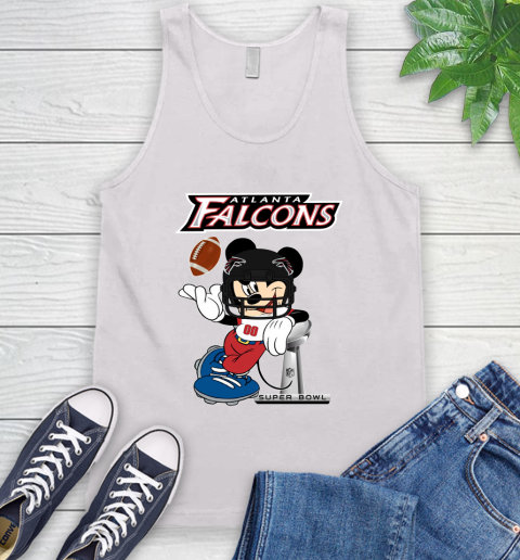 NFL Atlanta Falcons Mickey Mouse Disney Super Bowl Football T Shirt Tank Top