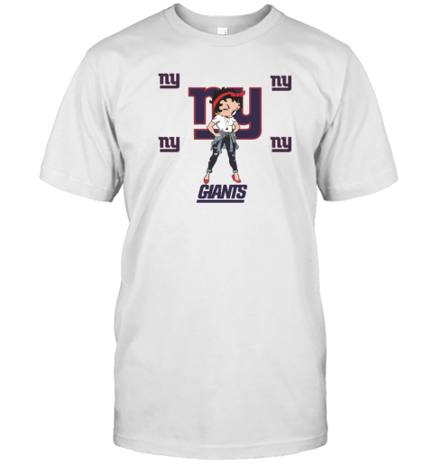 Betty Boop New York Giants NFL Football Team Shirt - High-Quality Printed  Brand