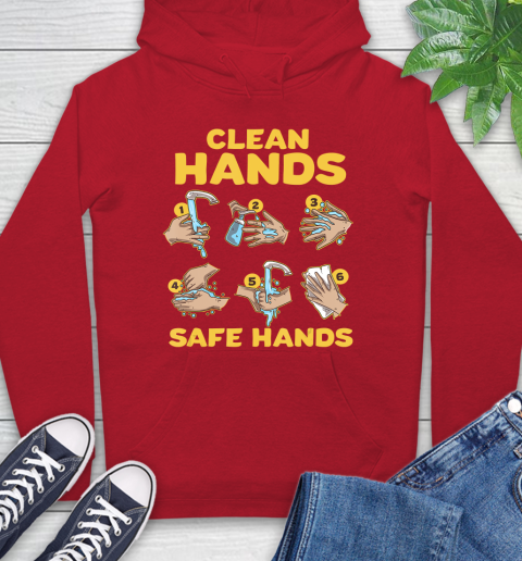 Nurse Shirt Washing Clean Hands Safe Hand Hygiene Wash Save T Shirt Hoodie 11