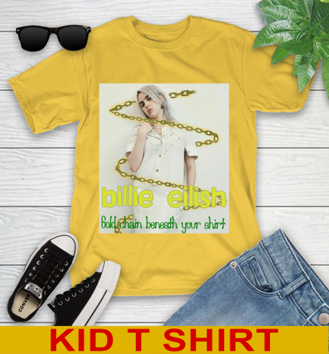 Billie Eilish Gold Chain Beneath Your Shirt 108