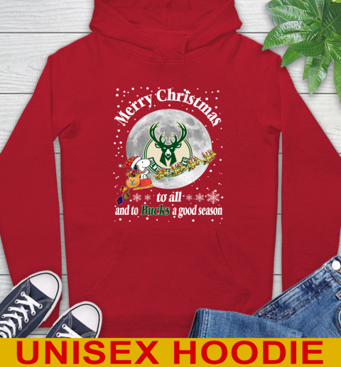 Milwaukee Bucks Merry Christmas To All And To Bucks A Good Season NBA Basketball Sports Hoodie 10