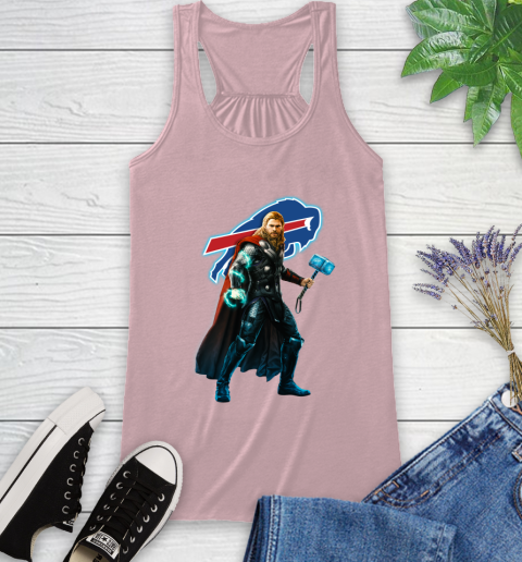 NFL Thor Avengers Endgame Football Buffalo Bills Racerback Tank 11