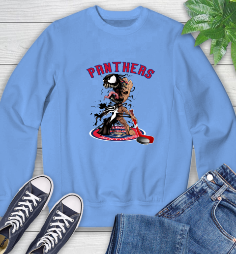 NHL Florida Panthers Hockey Venom Groot Guardians Of The Galaxy Sweatshirt 11
