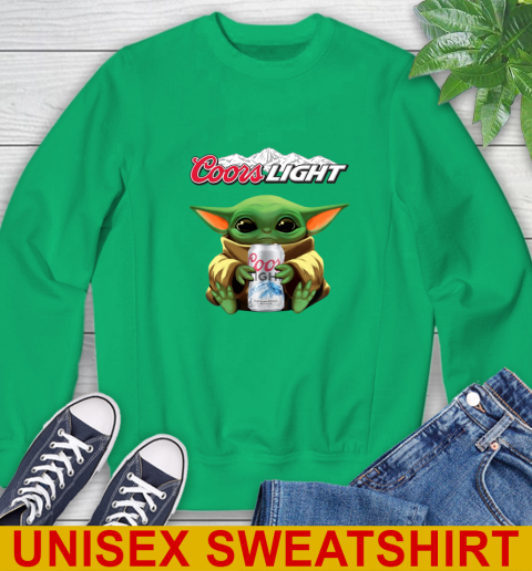 Star Wars Baby Yoda Hugs Coors Beer Shirt 30