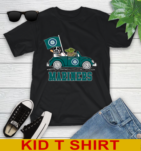 MLB Baseball Seattle Mariners Star Wars Baby Yoda Shirt