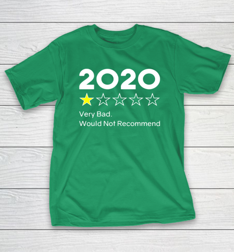 2020 One Star Very Bad Would Not Recommend T-Shirt 5