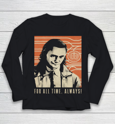 Marvel Loki For All Time Always Youth Long Sleeve