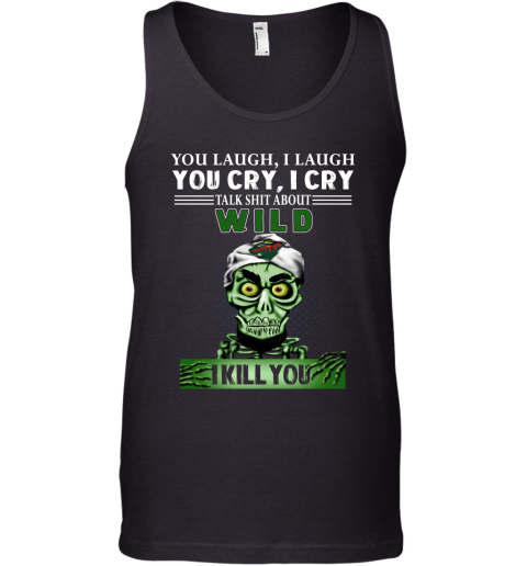 NHL Talk Shit About Minnesota Wild I Kill You Achmed The Dead Terrorist Jeffrey Dunham Hockey yzEOXNWQYEq unisex tank 17 95 151514 front black