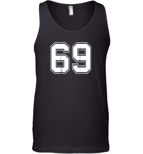 Number 69 Football Baseball Soccer Jersey Uniform Tank Top