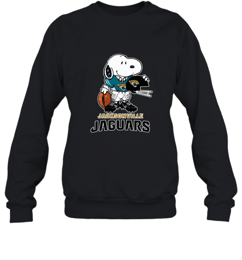 Snoopy A Strong And Proud Jacksonville Jaguars Player NFL Sweatshirt